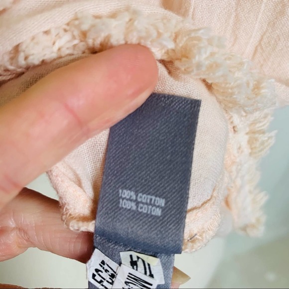 Aerie Off the Shoulder Crop Blouse XS Blush Pink 2653 - Picture 7 of 9